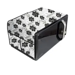 The Furnishing Tree Waterproof & Dustproof PVC Microwave Oven Top Cover with 4 Utility Pockets Indi-image-97