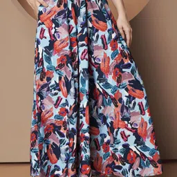 LookShine Women Polyester Printed Flared Palazzos-picture-31