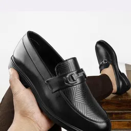 Bonexy Men Black Canvas Casual Shoes-picture-17
