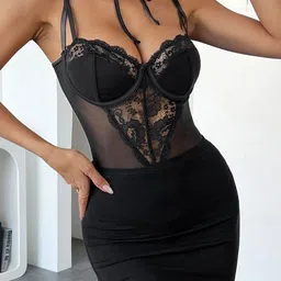LULU & SKY Women Self Design Bodysuit-picture-20