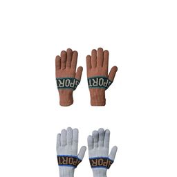 LOOM LEGACY Men Pack Of 2 Acrylic Winter Gloves-image-91