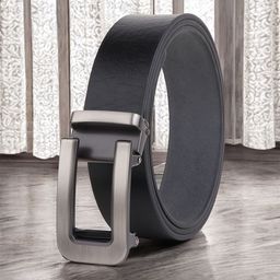 Metronaut Men Textured Leather Formal Belt-image-77