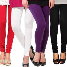 Cotton Lycra Blend Women Churidar-image-56