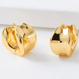 DressBerry Leaf Shaped Studs Earrings-7
