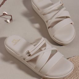 Carlton London Women Open Toe Flatform Heel Sandals-53