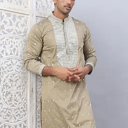 Jompers Men Geometric Embroidered Kurta-image-44