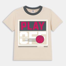 Here&Now X Game Begins Boys Typography Printed Pure Cotton T-shirt-picture-11