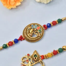 MEIRA JEWELLERY 2-Pcs Mauli Thread Rhaki With Greeting Card & Roli Chawal-image-42