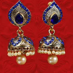 Anouk Contemporary Jhumkas Earrings-21