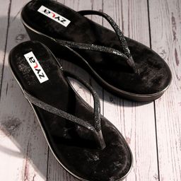 Zyla Embellished Wedge Pumps-34