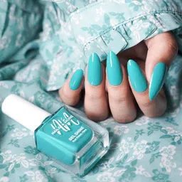 nails & more Gel Shine Argan Oil Glossy Long-Wearing Nail Polish - 10 ml Turquoise 39-56