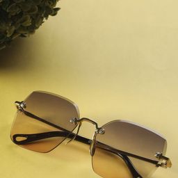 Leeway Women Rectangle Sunglasses with UV Protected Lens-image-42