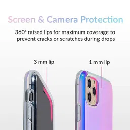 CASE CREATION Holographic Clear 3D Color Changing iPhone XR Bumper Case Mobile Accessories image 4