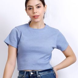 MX Miazi Xchange Women Ribbed Cotton Crop Top-image-62