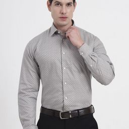 JADE BLUE Men Opaque Formal Shirt-image-38
