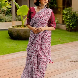 KALINI Women Warli Printed Saree-46