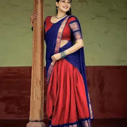 R K INFINITIVE Semi-Stitched Lehenga & Unstitched Blouse With Dupatta image 4