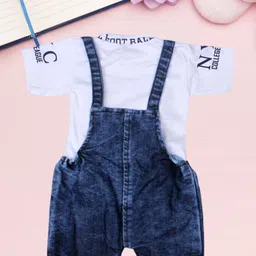 BAESD Infants Short Dungaree With Printed T-Shirt image 2