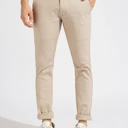 Klub Fox Men Printed Slim Fit Chinos Trousers-picture-28