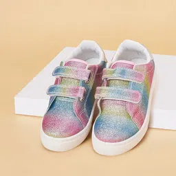 Pantaloons Junior Girls Printed PU Slip-On Sneakers-28