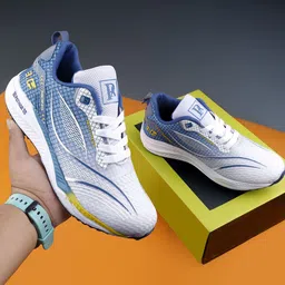PATHAR Men Running Non-Marking Shoes-4