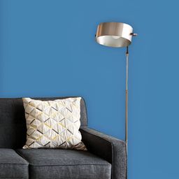 ArtzFolio Printed UV-Resistant Anti-Bacterial Blues & Cyans Family Steel Blue Colour Peel & Stick Wallpaper-image-70