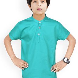 MADE IN THE SHADE Boys Band Collar Pure Cotton Kurta-46