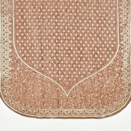 MORADO Peach-Coloured & Cream-Coloured Printed Other Sofa Cover image 4