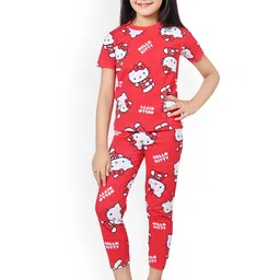 Arshia Fashions Girls Printed Night suit-picture-53