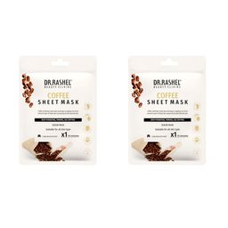 DR.RASHEL Set Of 2 Coffee Sheet Mask With Serum - 20 g Each-35
