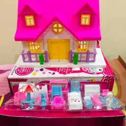 Loving Family House Set for Girls, Pretend Play Toy House 120-24