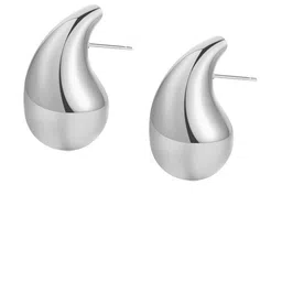 Celestria Silver-Plated Teardrop Shaped Studs-25
