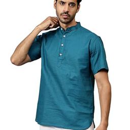 EdinWolf Mandarin Collar Cotton Slim Fit Straight Kurta-image-24