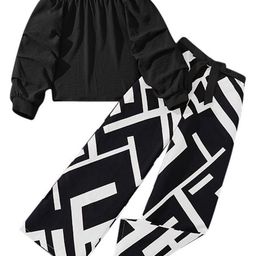 StyleCast x Revolte Girls Shoulder Straps Top With Trousers-image-126