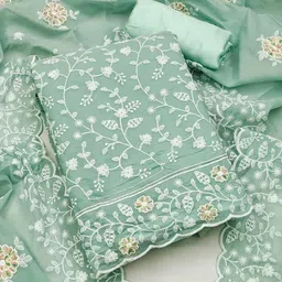 HERE&NOW Embroidered Unstitched Dress Material-image-23