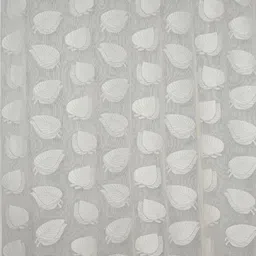 Aura Cream-Coloured Set of 2 Sheer Long Door Curtain image 2