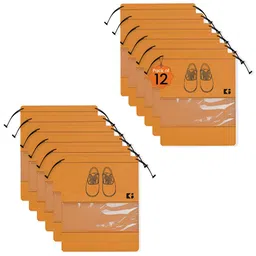 Aura Orange Set of 6 Regular Shoes Organiser Organisers-58