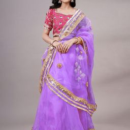 Utsav Fashion Embroidered Ready to Wear Lehenga & Blouse With Dupatta-picture-46