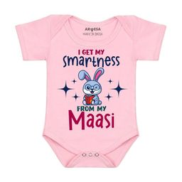 Arvesa Papa First Birthday With Me Printed Bodusuit-image-23