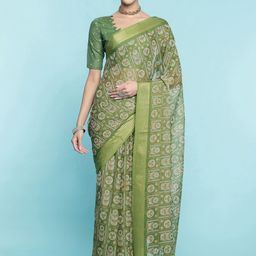DIVASTRI Ethnic Motifs Saree-image-61