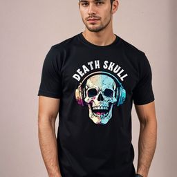 OUTLAWS Men Printed Pure Cotton Applique T-shirt-image-90