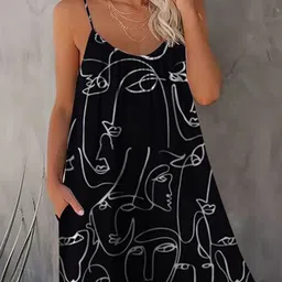 StyleCast Women Printed Shoulder Straps Playsuit-16