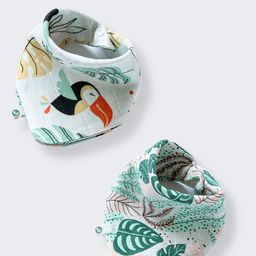 cocoon care Infants Pack Of 2 Printed Bibs-17