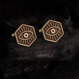 COSA NOSTRAA Men Engraved Quirky Cufflinks-image-22