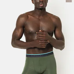 OLWEN Pack Of 2 Mid-Rise Trunks MD-BF-PO2-Ivy-Platinum-S-IVY & PLATINUM-picture-18