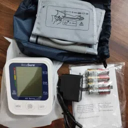 AccuSure Automatic AS series Blood pressure monitoring device with Adaptor (Works With Both Battery And Charger) Bp Monitor-2