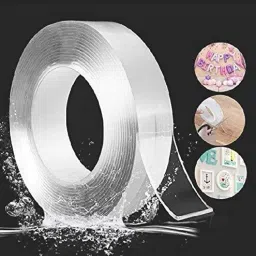 Double Sided Removable Traceless Adhesive Washable Sticky Grip Tape (3 Meter) Grip Tape-image-12