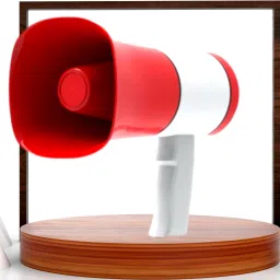 V76 KING BHOPU MEGAPHONE-Loud & Clear,Stylish with USB,TF,Recordable,Chargeable Indoor, Outdoor PA System-34
