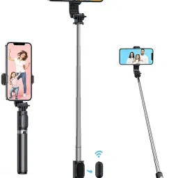 GETGETO Long Reach 170cm Selfie Stick with Wireless Remote Tripod, Monopod Kit, Tripod Kit-30