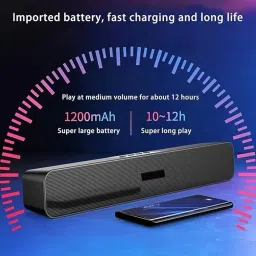 XVEP Long Bar Dual-Speaker Multimedia Radio Bluetooth Audio Support TF Card/U Disk 01 16 W Bluetooth Home Theatre image 4